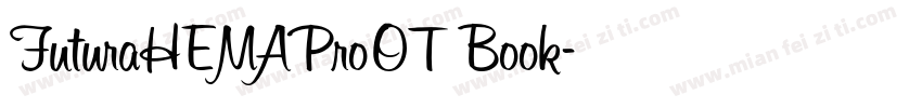 FuturaHEMAProOT Book字体转换